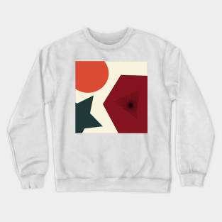 Sunset Arch Abstract Crewneck Sweatshirt